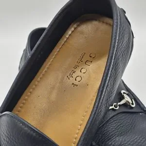 Gucci | Shoes | Gucci Oxfords Loafers Navy Blue Size Eu 42  display picture 1